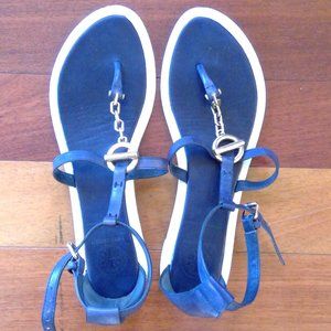 Tory Burch Navy Sandal